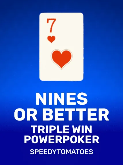 Nines or Better Triple Win Powerpoker game tile